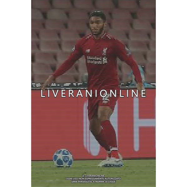 03-10-2018 NAPOLI LIVERPOOL CHAMPIONS LEAGUE NELLA FOTO: JOE GOMEZ FOTO MOSCA, AG. LIVERANI