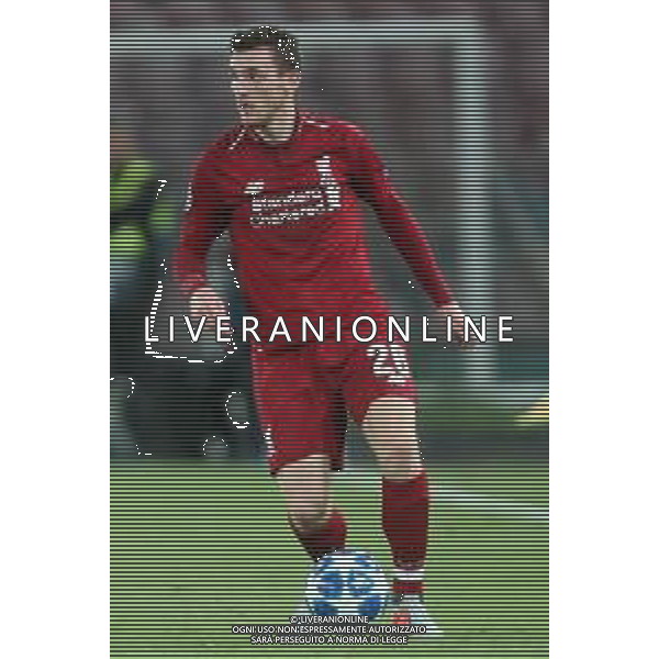 03-10-2018 NAPOLI LIVERPOOL CHAMPIONS LEAGUE NELLA FOTO: ANDREW ROBERTSON FOTO MOSCA, AG. LIVERANI