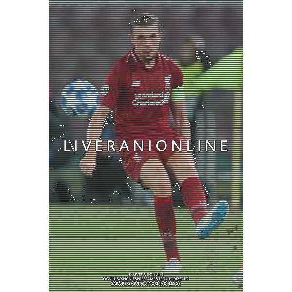 03-10-2018 NAPOLI LIVERPOOL CHAMPIONS LEAGUE NELLA FOTO: JORDAN HENDERSON FOTO MOSCA, AG. LIVERANI