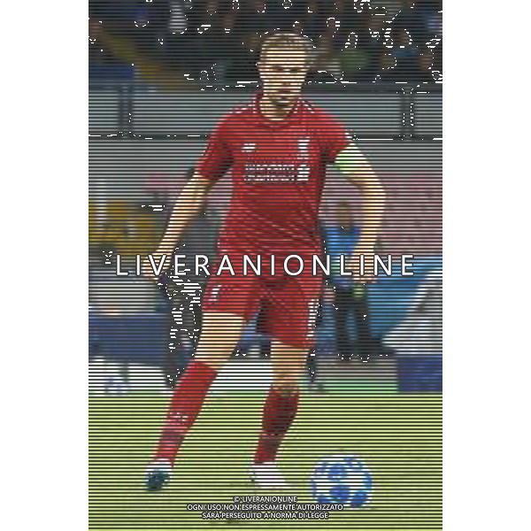 03-10-2018 NAPOLI LIVERPOOL CHAMPIONS LEAGUE NELLA FOTO: JORDAN HENDERSON FOTO MOSCA, AG. LIVERANI