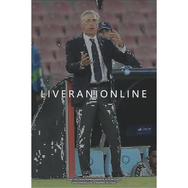 03-10-2018 NAPOLI LIVERPOOL CHAMPIONS LEAGUE NELLA FOTO: CARLO ANCELOTTI FOTO MOSCA, AG. LIVERANI
