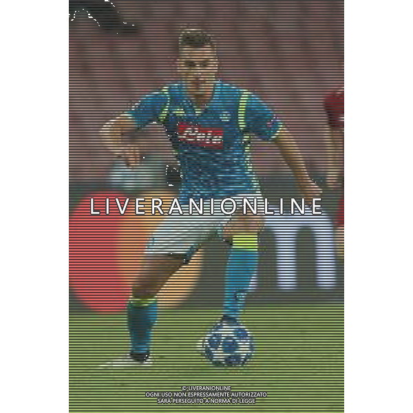 03-10-2018 NAPOLI LIVERPOOL CHAMPIONS LEAGUE NELLA FOTO: ARKADIUSZ MILIK FOTO MOSCA, AG. LIVERANI