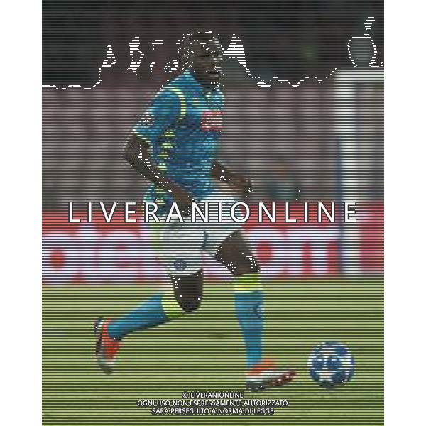 03-10-2018 NAPOLI LIVERPOOL CHAMPIONS LEAGUE NELLA FOTO: KALIDOU KOULIBALY FOTO MOSCA, AG. LIVERANI