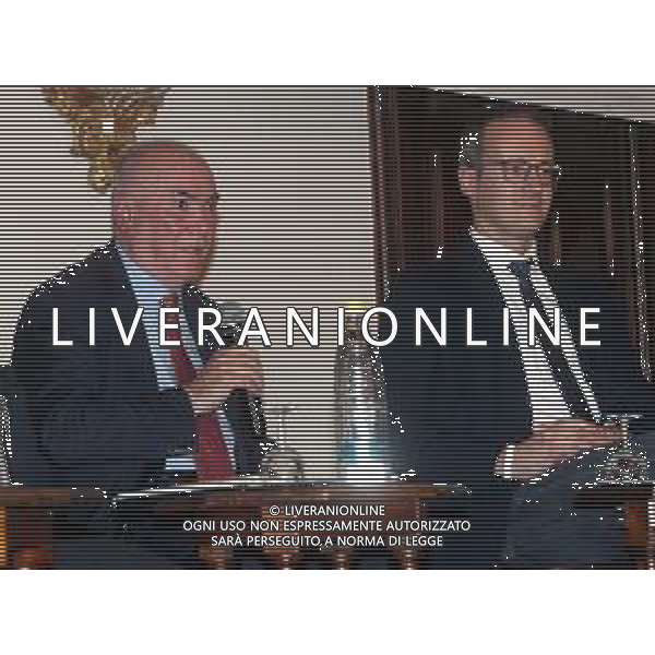 IMOLA 03 10 2018 PRESENTAZIONE STAGIONE 2018/2019 NELLA FOTO GIAMPIERO DOMENICALI E VICE SINDACO PATRIC CAVINA FOTO GIANNI SANNA-AG ALDO LIVERANI SAS