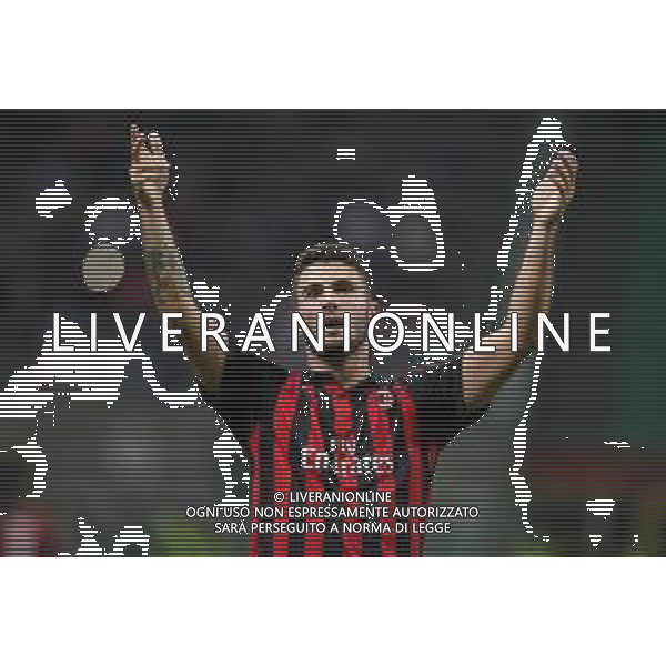 UEFA Europa League 2018/2019 Group Stage F Milano - 04.10.2018 Milan-Olympiacos Nella Foto:cutrone esulta secondo gol /Ph.Vitez-Ag. Aldo Liverani