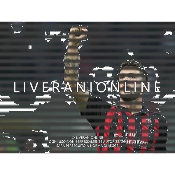 UEFA Europa League 2018/2019 Group Stage F Milano - 04.10.2018 Milan-Olympiacos Nella Foto:cutrone esulta secondo gol /Ph.Vitez-Ag. Aldo Liverani