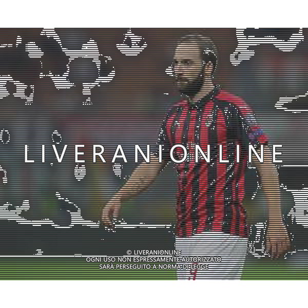 UEFA Europa League 2018/2019 Group Stage F Milano - 04.10.2018 Milan-Olympiacos Nella Foto:Gonzalo Higuain /Ph.Vitez-Ag. Aldo Liverani