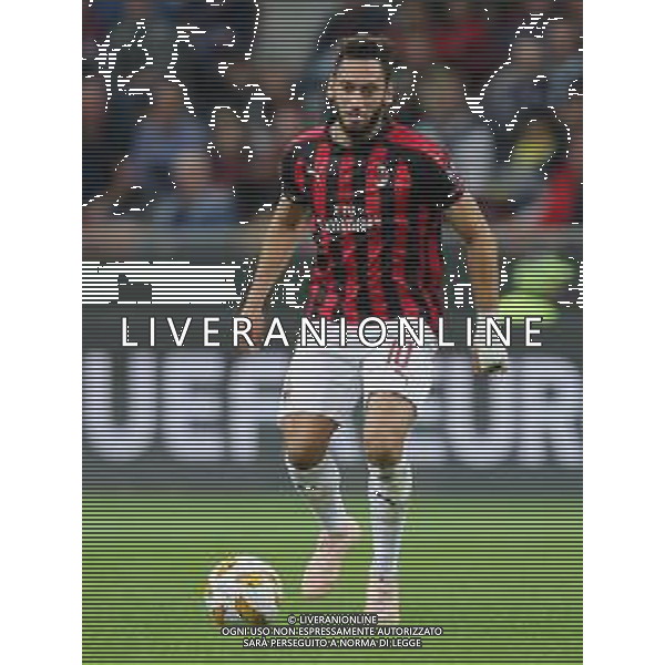 UEFA Europa League 2018/2019 Group Stage F Milano - 04.10.2018 Milan-Olympiacos Nella Foto:Hakan Calhanoglu /Ph.Vitez-Ag. Aldo Liverani