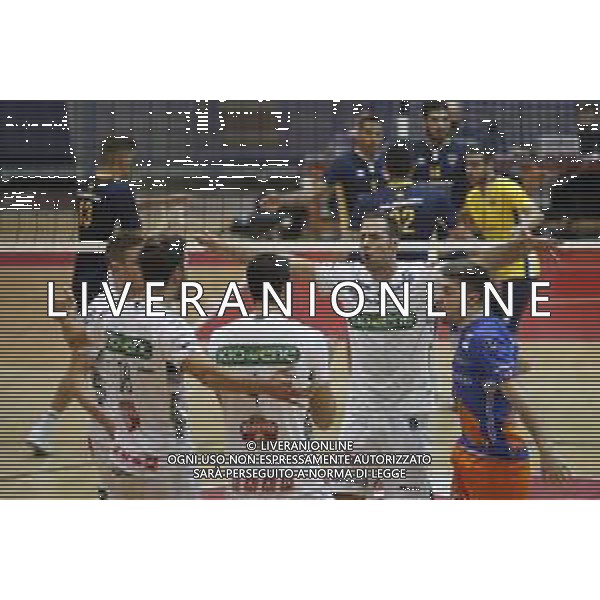 Rimini Volley Cup 2018 quadrangolare di volley maschile - Calzedonia Verona vs la Kioene Padova 06/10/2018 nella foto: esultanza Kioene Padova ©Claudio Zamagni/Agenzia Aldo Liverani / AGENZIA ALDO LIVERANI SAS