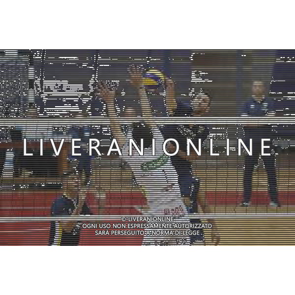 Rimini Volley Cup 2018 quadrangolare di volley maschile - Calzedonia Verona vs la Kioene Padova 06/10/2018 nella foto: attacco Alletti Aimone ©Claudio Zamagni/Agenzia Aldo Liverani / AGENZIA ALDO LIVERANI SAS