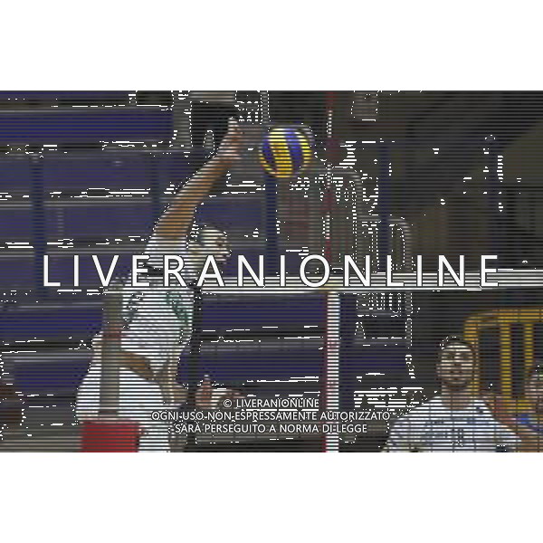 Rimini Volley Cup 2018 quadrangolare di volley maschile - Calzedonia Verona vs la Kioene Padova 06/10/2018 nella foto: attacco Torres Maurice ©Claudio Zamagni/Agenzia Aldo Liverani / AGENZIA ALDO LIVERANI SAS