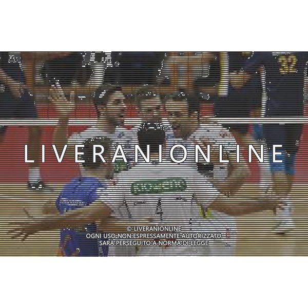 Rimini Volley Cup 2018 quadrangolare di volley maschile - Calzedonia Verona vs la Kioene Padova 06/10/2018 nella foto: Esultanza Kioene Padova ©Claudio Zamagni/Agenzia Aldo Liverani / AGENZIA ALDO LIVERANI SAS