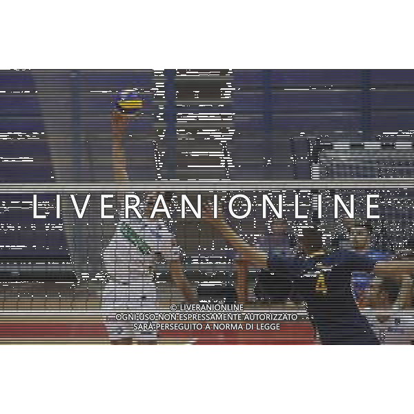 Rimini Volley Cup 2018 quadrangolare di volley maschile - Calzedonia Verona vs la Kioene Padova 06/10/2018 nella foto: Attacco Ferrato Leonardo ©Claudio Zamagni/Agenzia Aldo Liverani / AGENZIA ALDO LIVERANI SAS