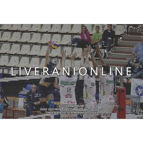 Rimini Volley Cup 2018 quadrangolare di volley maschile - Calzedonia Verona vs la Kioene Padova 06/10/2018 nella foto: Attacco Sharifi Morteza ©Claudio Zamagni/Agenzia Aldo Liverani / AGENZIA ALDO LIVERANI SAS