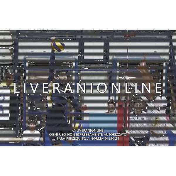 Rimini Volley Cup 2018 quadrangolare di volley maschile - Calzedonia Verona vs la Kioene Padova 06/10/2018 nella foto: Attacco Manavinezhad ©Claudio Zamagni/Agenzia Aldo Liverani / AGENZIA ALDO LIVERANI SAS