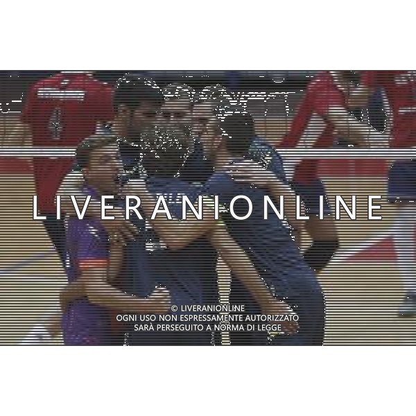 Rimini Volley Cup 2018 quadrangolare di volley maschile - Revivre Axopower Milano vs Top Volley Latina 06/10/2018 nella foto: Esultanza milano ©Claudio Zamagni/Agenzia Aldo Liverani
