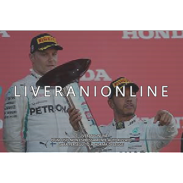 Lewis Hamilton (GBR) Mercedes AMG F1 07.10.2018. Formula 1 World Championship, Rd 17, Japanese Grand Prix, Suzuka, Japan, Race Day. / AGENZIA ALDO LIVERANI SAS - ITALY ONLY EDITORIAL USE ONLY - F1 Gp GIAPPONE GARA 07.10.2018.