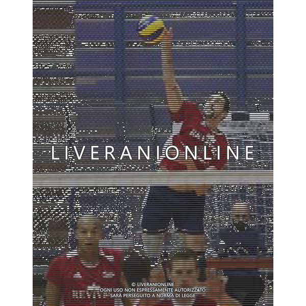 Rimini Volley Cup 2018 quadrangolare di volley maschile - Revivre Axopower Milano vs Top Volley Latina 06/10/2018 nella foto: Maar stephen ©Claudio Zamagni/Agenzia Aldo Liverani
