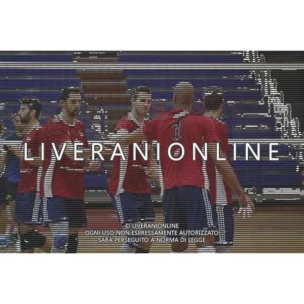Rimini Volley Cup 2018 quadrangolare di volley maschile - Revivre Axopower Milano vs Top Volley Latina 06/10/2018 nella foto: Esultanza Revivre Axopower Milano ©Claudio Zamagni/Agenzia Aldo Liverani