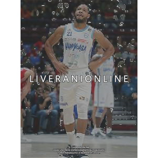 LBA Lega Basket Serie A 2018/2019 Giornata 1 Milano - 07.10.2018 AIX Armani Echange Milano-Happy Casa Brindisi Nella Foto:Jeremy Lamar Chappell /Ph.Vitez-Ag. Aldo Liverani
