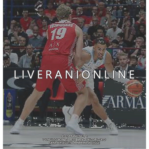 LBA Lega Basket Serie A 2018/2019 Giornata 1 Milano - 07.10.2018 AIX Armani Echange Milano-Happy Casa Brindisi Nella Foto:Erik Rush - Kuzminskas /Ph.Vitez-Ag. Aldo Liverani