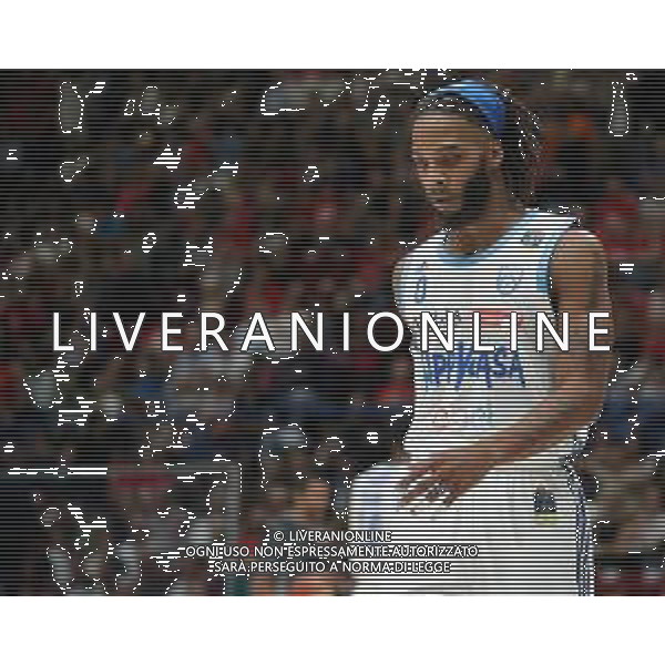LBA Lega Basket Serie A 2018/2019 Giornata 1 Milano - 07.10.2018 AIX Armani Echange Milano-Happy Casa Brindisi Nella Foto:Banks Adrian /Ph.Vitez-Ag. Aldo Liverani