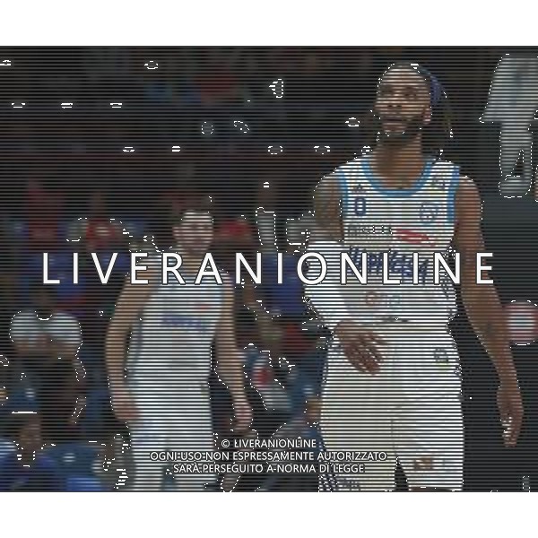 LBA Lega Basket Serie A 2018/2019 Giornata 1 Milano - 07.10.2018 AIX Armani Echange Milano-Happy Casa Brindisi Nella Foto:Banks Adrian /Ph.Vitez-Ag. Aldo Liverani