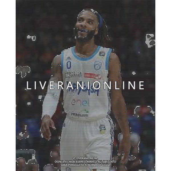 LBA Lega Basket Serie A 2018/2019 Giornata 1 Milano - 07.10.2018 AIX Armani Echange Milano-Happy Casa Brindisi Nella Foto:Banks Adrian /Ph.Vitez-Ag. Aldo Liverani