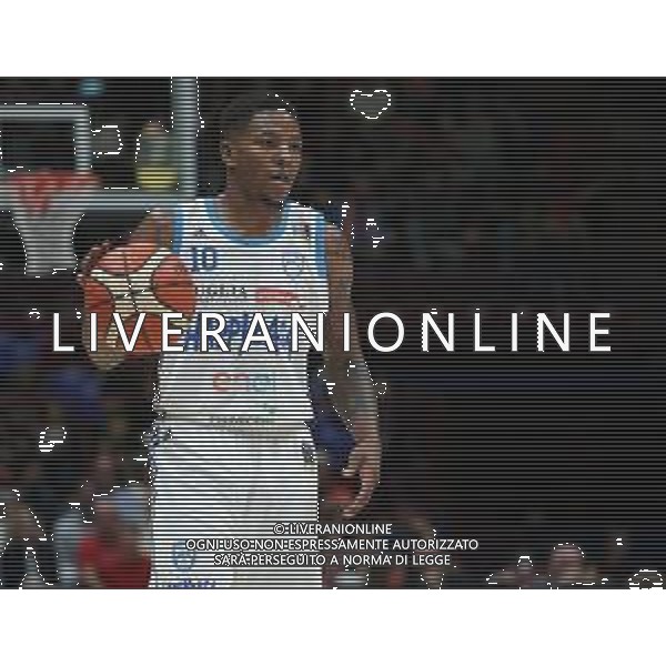 LBA Lega Basket Serie A 2018/2019 Giornata 1 Milano - 07.10.2018 AIX Armani Echange Milano-Happy Casa Brindisi Nella Foto:Clark Wes /Ph.Vitez-Ag. Aldo Liverani