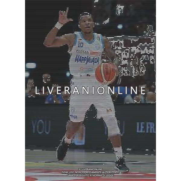 LBA Lega Basket Serie A 2018/2019 Giornata 1 Milano - 07.10.2018 AIX Armani Echange Milano-Happy Casa Brindisi Nella Foto:Clark Wes /Ph.Vitez-Ag. Aldo Liverani