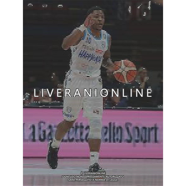 LBA Lega Basket Serie A 2018/2019 Giornata 1 Milano - 07.10.2018 AIX Armani Echange Milano-Happy Casa Brindisi Nella Foto:Clark Wes /Ph.Vitez-Ag. Aldo Liverani