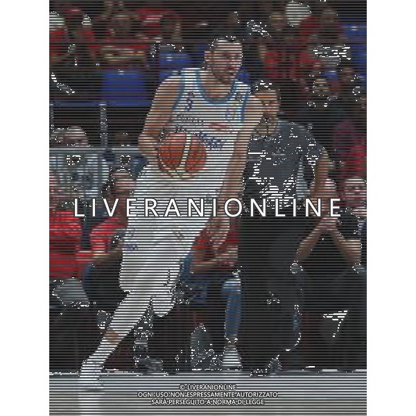 LBA Lega Basket Serie A 2018/2019 Giornata 1 Milano - 07.10.2018 AIX Armani Echange Milano-Happy Casa Brindisi Nella Foto:Gaffney Tony /Ph.Vitez-Ag. Aldo Liverani