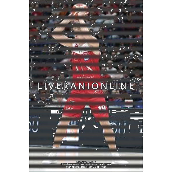 LBA Lega Basket Serie A 2018/2019 Giornata 1 Milano - 07.10.2018 AIX Armani Echange Milano-Happy Casa Brindisi Nella Foto:Kuzminskas Mindaugas /Ph.Vitez-Ag. Aldo Liverani