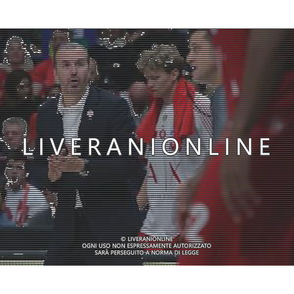 LBA Lega Basket Serie A 2018/2019 Giornata 1 Milano - 07.10.2018 AIX Armani Echange Milano-Happy Casa Brindisi Nella Foto:Pianigiani Simone /Ph.Vitez-Ag. Aldo Liverani
