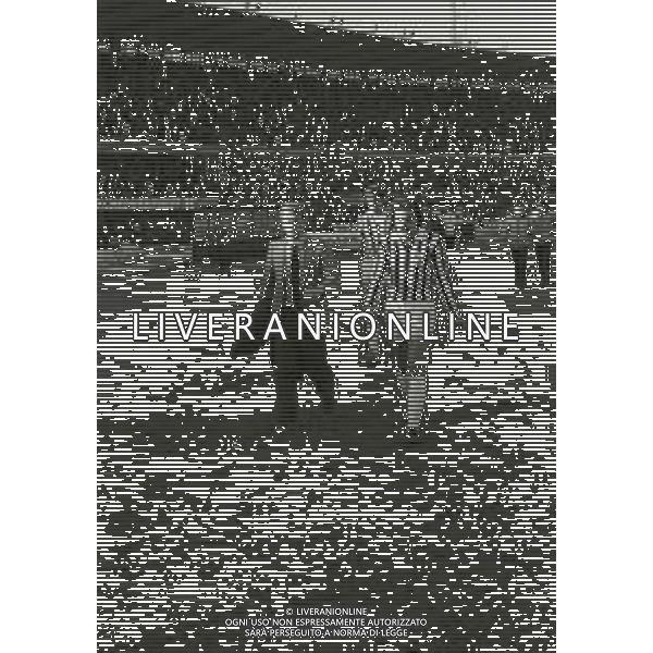 1979-1980 RETROSPETTIVA GIOVANNI TRAPATTONI ALLENATORE NELLA FOTO GIOVANNI TRAPATTONI ALLENATORE JUVENTUS CON FRANCO CAUSIO AG ALDO LIVERANI SAS