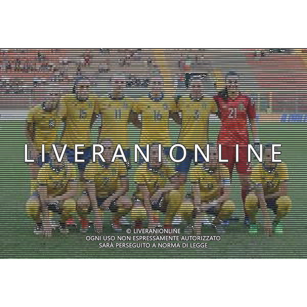 Amichevole Cremona - 09.10.2018 Itala-Svezia Nella Foto:Svezia Squadra Formazione Musovic,Adolfsson,Sembranj,Bjorn,Andersson,Roddar,Rubensson,Oskarsson,Asllani,Blackstenius,Jakobsson /Ph.Vitez-Ag. Aldo Liverani