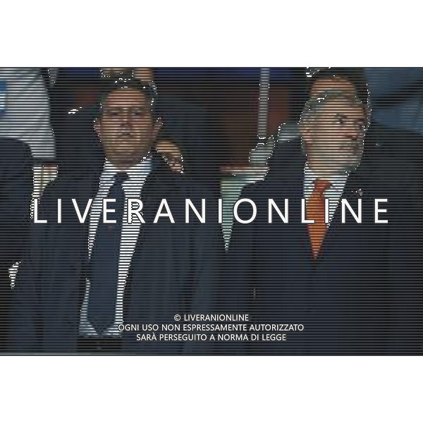 Amichevole Genova - 10.10.2018 Italia-Ucraina Nella Foto: il governatore giovanni toti e sindaco Marco Bucci /Ph.Vitez-Ag. Aldo Liverani