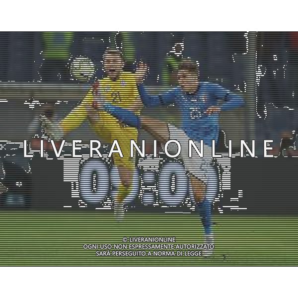 Amichevole Genova - 10.10.2018 Italia-Ucraina Nella Foto: federico chiesa e Vyacheslav Karavaev /Ph.Vitez-Ag. Aldo Liverani