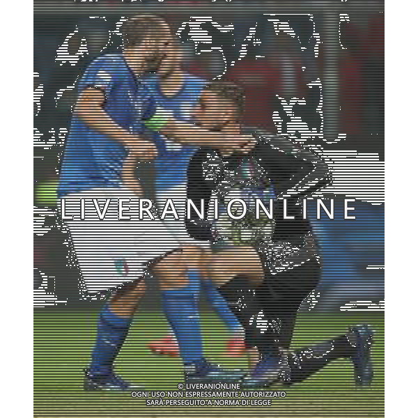 Amichevole Genova - 10.10.2018 Italia-Ucraina Nella Foto: giorgio chiellini e gianluigi donnarumma /Ph.Vitez-Ag. Aldo Liverani