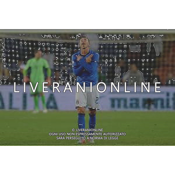 Incontro amichevole Italia-Ucraina Genova (Italia) - 10.10.2018 Italia-Ucraina Nella Foto: Federico Bernardeschi esultanza dopo il gol /Ph.Cebrelli-Ag. Aldo Liverani