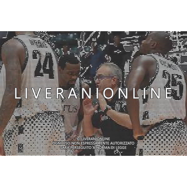 Virtus Bologna - Neptunas Klaipeda 83-78, Basket Champions League 2018/2019 - Bologna 10.10.2018 nella foto allenatore Stefano Sacripanti ©Optimafoto / AGENZIA ALDO LIVERANI SAS