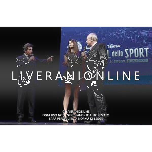 Festival dell Sport Trento 2018 Trento - 11.10.2018 Nella Foto:Andrea Monti, Urbano Cairo, Ilaria D’Amico /Ph.Vitez-Ag. Aldo Liverani