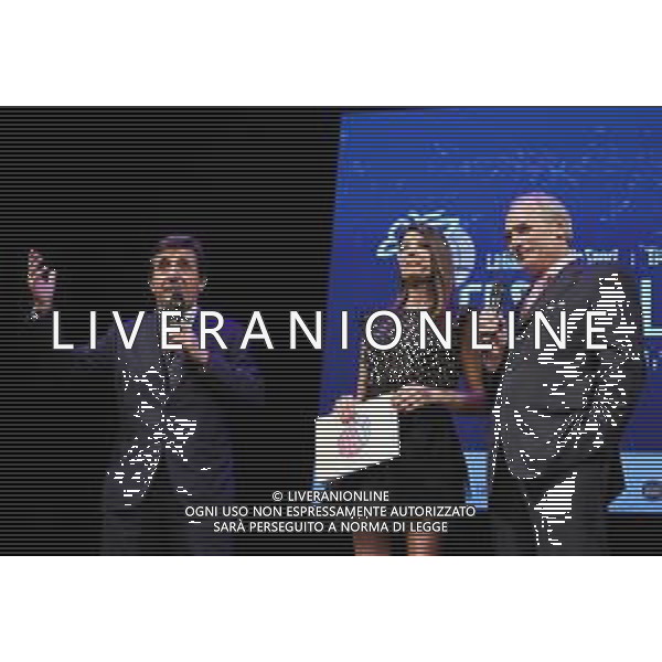 Festival dell Sport Trento 2018 Trento - 11.10.2018 Nella Foto:Andrea Monti, Urbano Cairo, Ilaria D’Amico /Ph.Vitez-Ag. Aldo Liverani