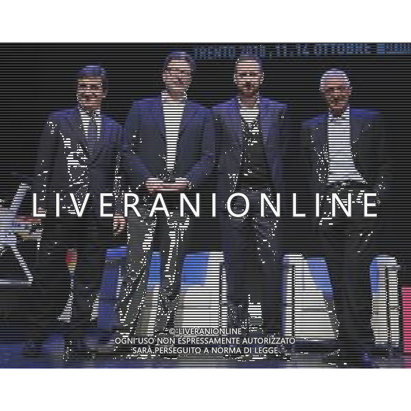 Festival dello Sport Trento 2018 Trento - 12.10.2018 Nella Foto:Francesco Moser - Bradley Wiggins - Giancarlo Giorgetti - Urbano Cairo /Ph.Vitez-Ag. Aldo Liverani