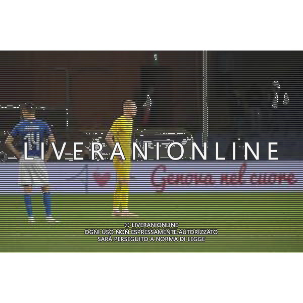 Incontro amichevole Italia-Ucraina Genova (Italia) - 10.10.2018 Italia-Ucraina Nella Foto: Genova nel cuore /Ph.Cebrelli-Ag. Aldo Liverani