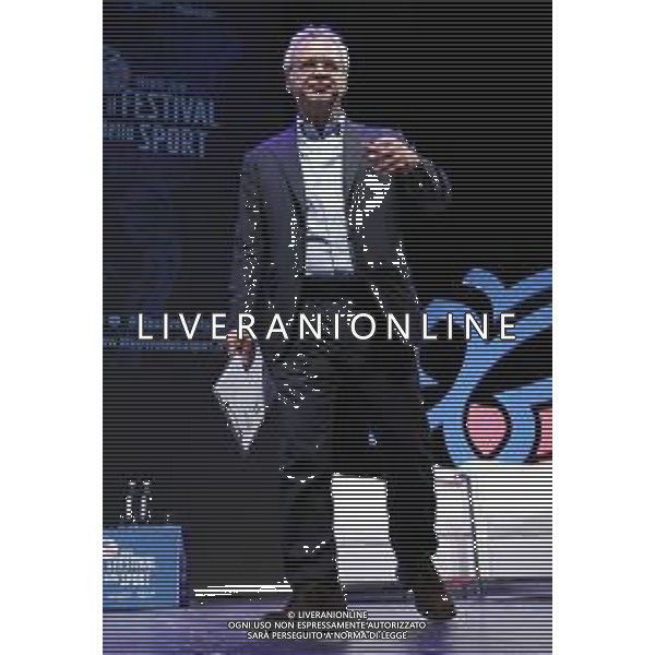 Festival dello Sport Trento 2018 Trento - 12.10.2018 Nella Foto:L’ Inter del Triplete - Enrico Mentana - Andrea Elefante - Massimo Moratti - Tronchetti Provera - Marco Branca - Javier Zanetti - Diego Milito - Julio Cesar - marco Materazzi - Maicon - Orlandoni - Francesco Toldo /Ph.Vitez-Ag. Aldo Liverani
