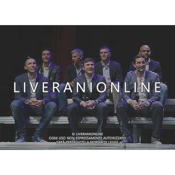 Festival dello Sport Trento 2018 Trento - 12.10.2018 Nella Foto:L’ Inter del Triplete - Enrico Mentana - Andrea Elefante - Massimo Moratti - Tronchetti Provera - Marco Branca - Javier Zanetti - Diego Milito - Julio Cesar - marco Materazzi - Maicon - Orlandoni - Francesco Toldo /Ph.Vitez-Ag. Aldo Liverani