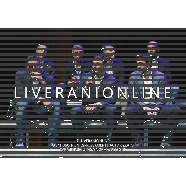 Festival dello Sport Trento 2018 Trento - 12.10.2018 Nella Foto:L’ Inter del Triplete - Enrico Mentana - Andrea Elefante - Massimo Moratti - Tronchetti Provera - Marco Branca - Javier Zanetti - Diego Milito - Julio Cesar - marco Materazzi - Maicon - Orlandoni - Francesco Toldo /Ph.Vitez-Ag. Aldo Liverani