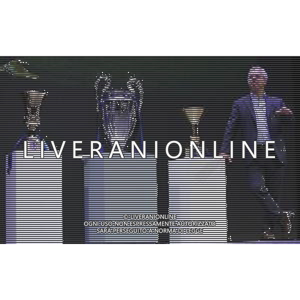 Festival dello Sport Trento 2018 Trento - 12.10.2018 Nella Foto:L’ Inter del Triplete - Enrico Mentana - Andrea Elefante - Massimo Moratti - Tronchetti Provera - Marco Branca - Javier Zanetti - Diego Milito - Julio Cesar - marco Materazzi - Maicon - Orlandoni - Francesco Toldo /Ph.Vitez-Ag. Aldo Liverani
