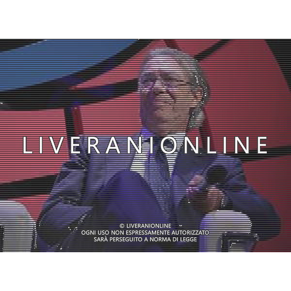 Festival dello Sport Trento 2018 Trento - 12.10.2018 Nella Foto:L’ Inter del Triplete - Enrico Mentana - Andrea Elefante - Massimo Moratti - Tronchetti Provera - Marco Branca - Javier Zanetti - Diego Milito - Julio Cesar - marco Materazzi - Maicon - Orlandoni - Francesco Toldo /Ph.Vitez-Ag. Aldo Liverani